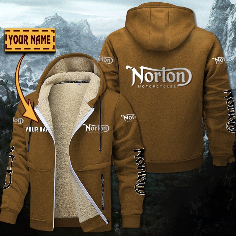 Norton Motorcycles Gefütterte Kapuzenjacke – Bild 4