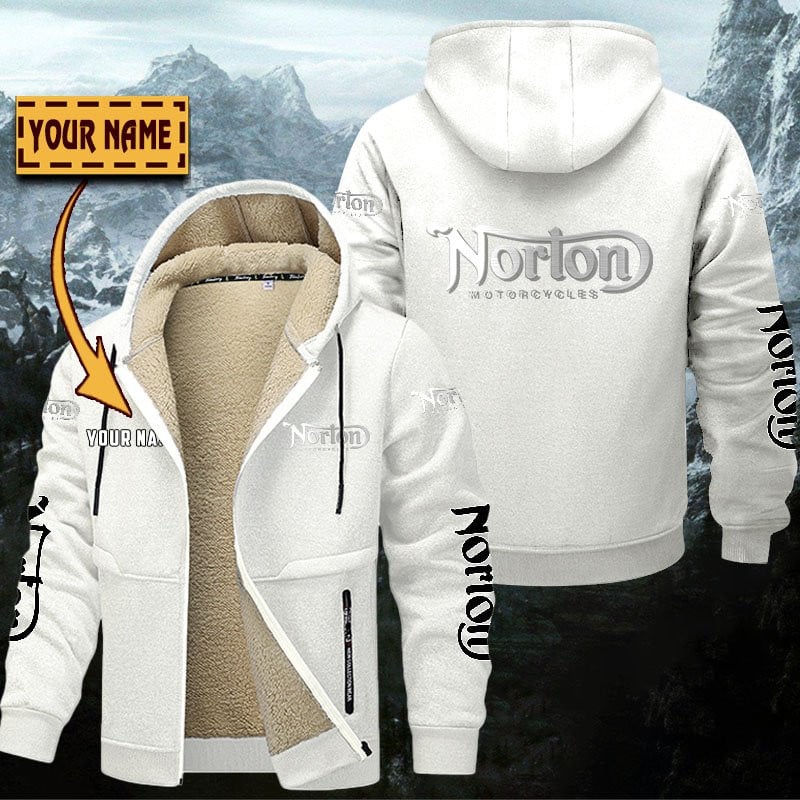 Norton Motorcycles Gefütterte Kapuzenjacke – Bild 8