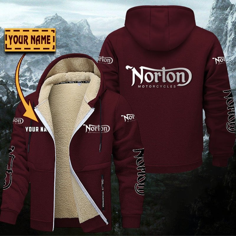 Norton Motorcycles Gefütterte Kapuzenjacke – Bild 9