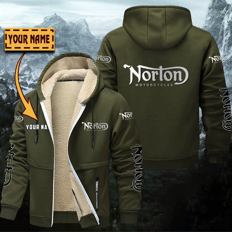 Norton Motorcycles Gefütterte Kapuzenjacke – Bild 2