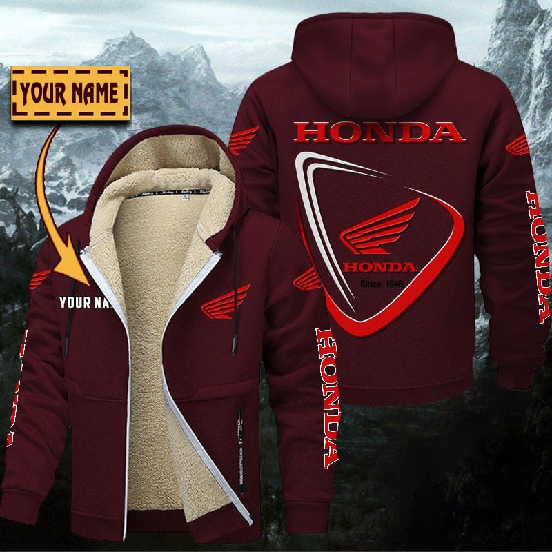 Honda Motorcycle Gefütterte Kapuzenjacke