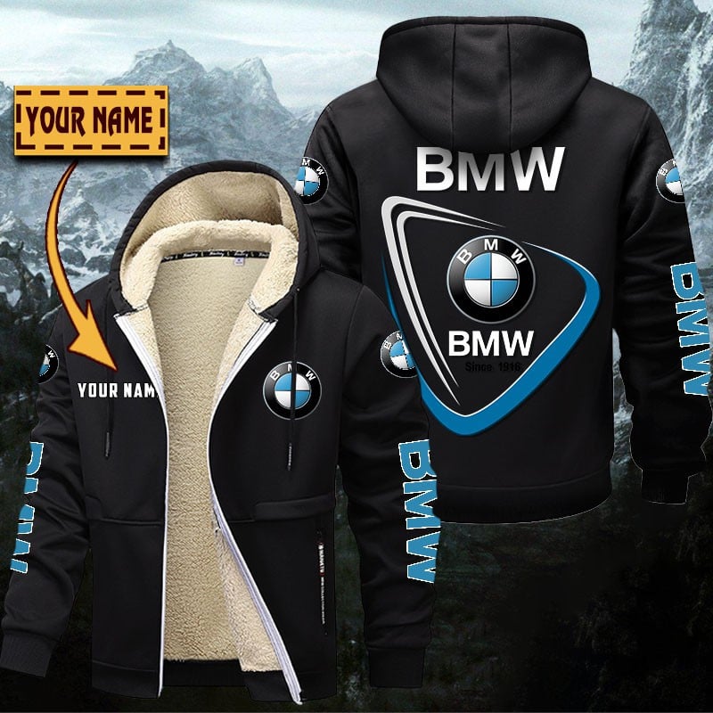 BMW Car Gefütterte Kapuzenjacke – Bild 3