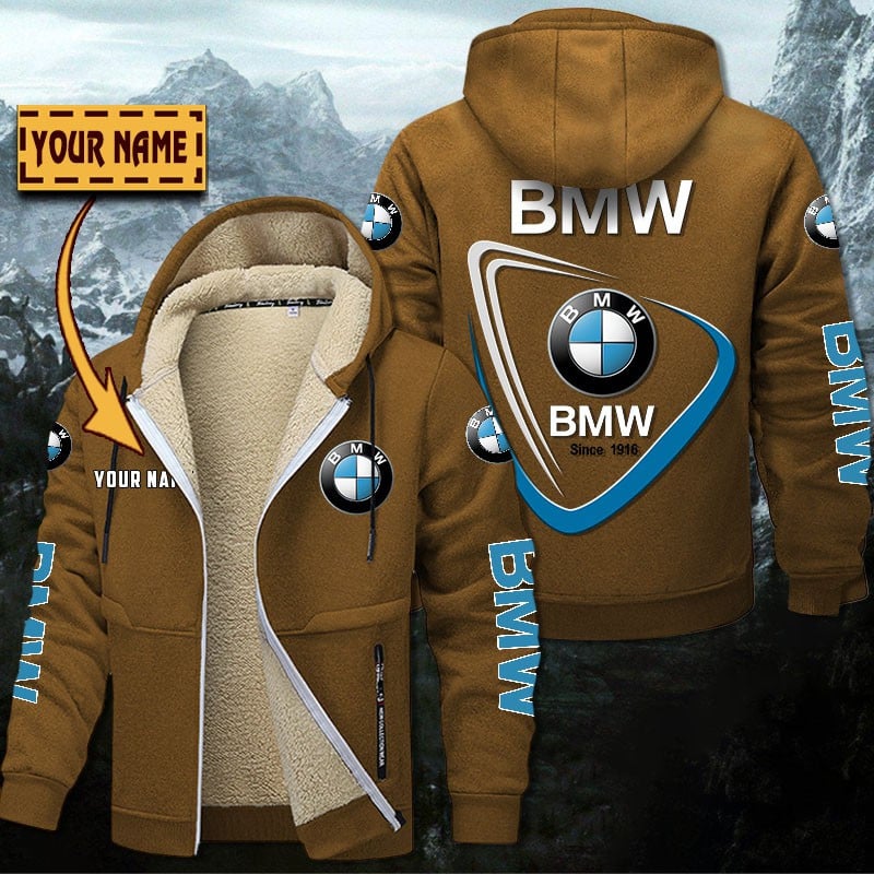 BMW Car Gefütterte Kapuzenjacke – Bild 4