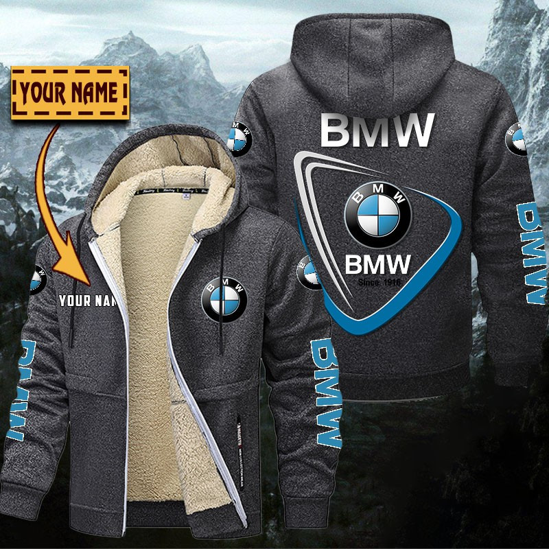 BMW Car Gefütterte Kapuzenjacke – Bild 5