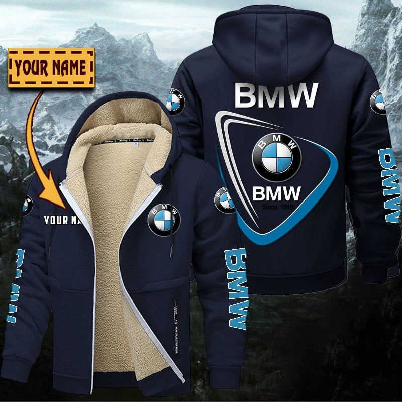 BMW Car Gefütterte Kapuzenjacke – Bild 7