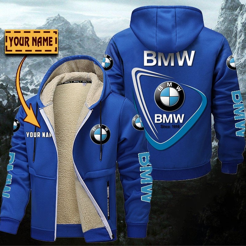 BMW Car Gefütterte Kapuzenjacke