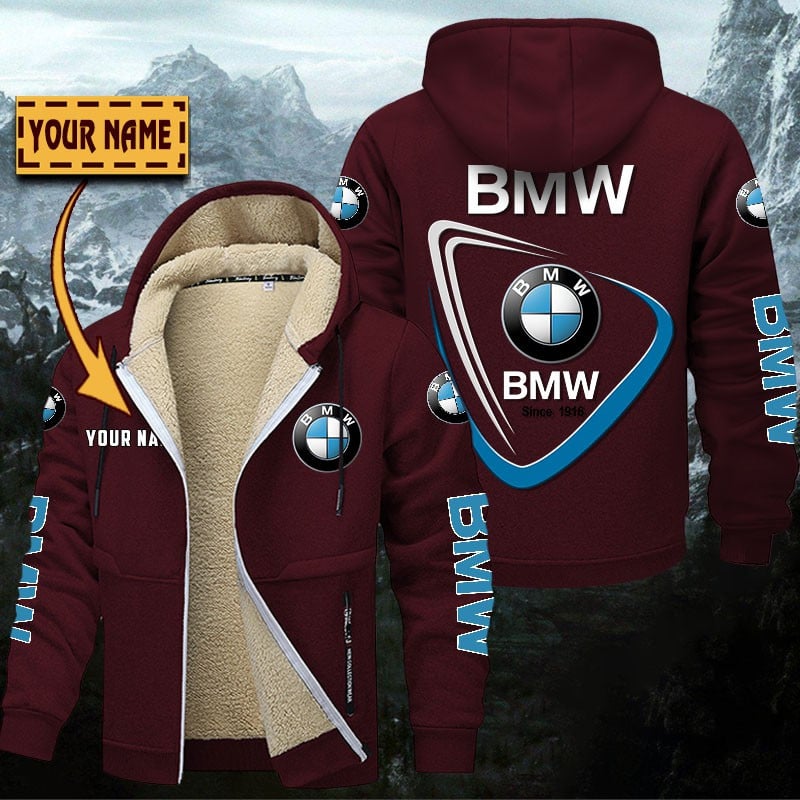 BMW Car Gefütterte Kapuzenjacke – Bild 9