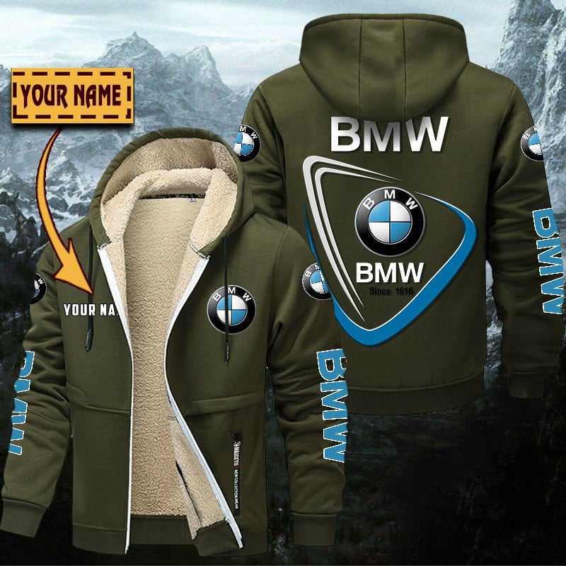 BMW Car Gefütterte Kapuzenjacke – Bild 2