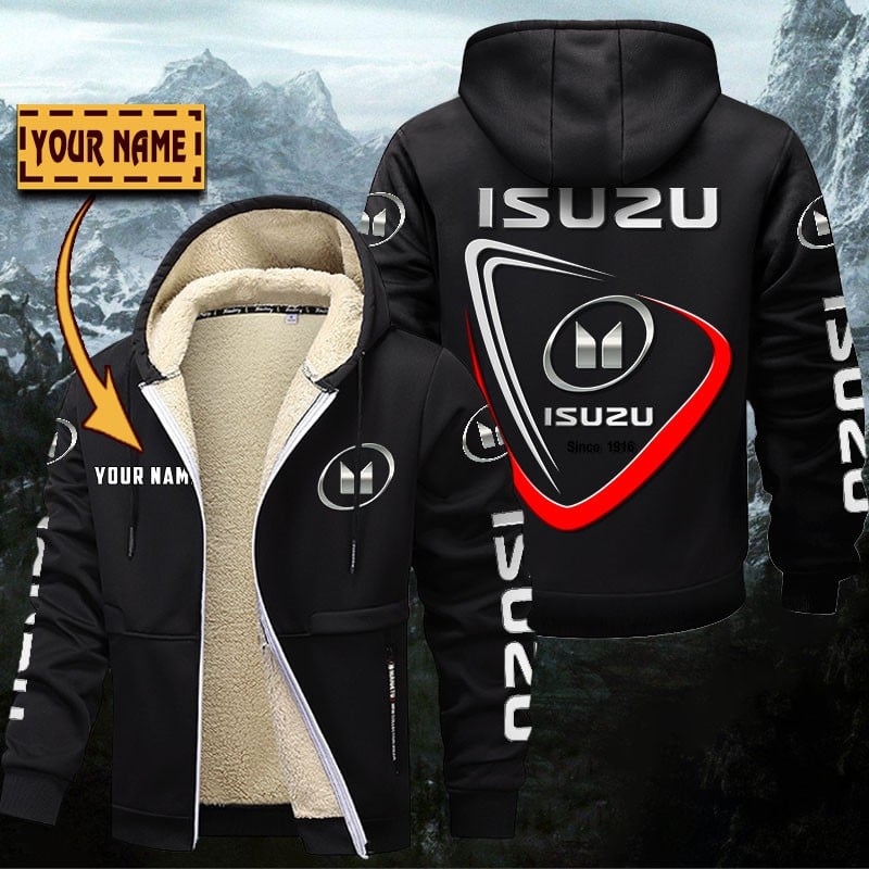 Isuzu Gefütterte Kapuzenjacke – Bild 3