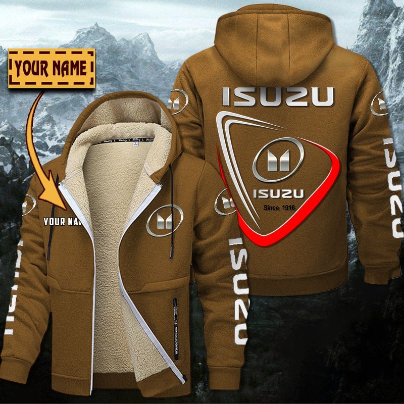 Isuzu Gefütterte Kapuzenjacke – Bild 4