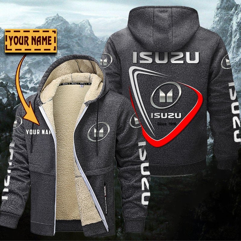 Isuzu Gefütterte Kapuzenjacke – Bild 5