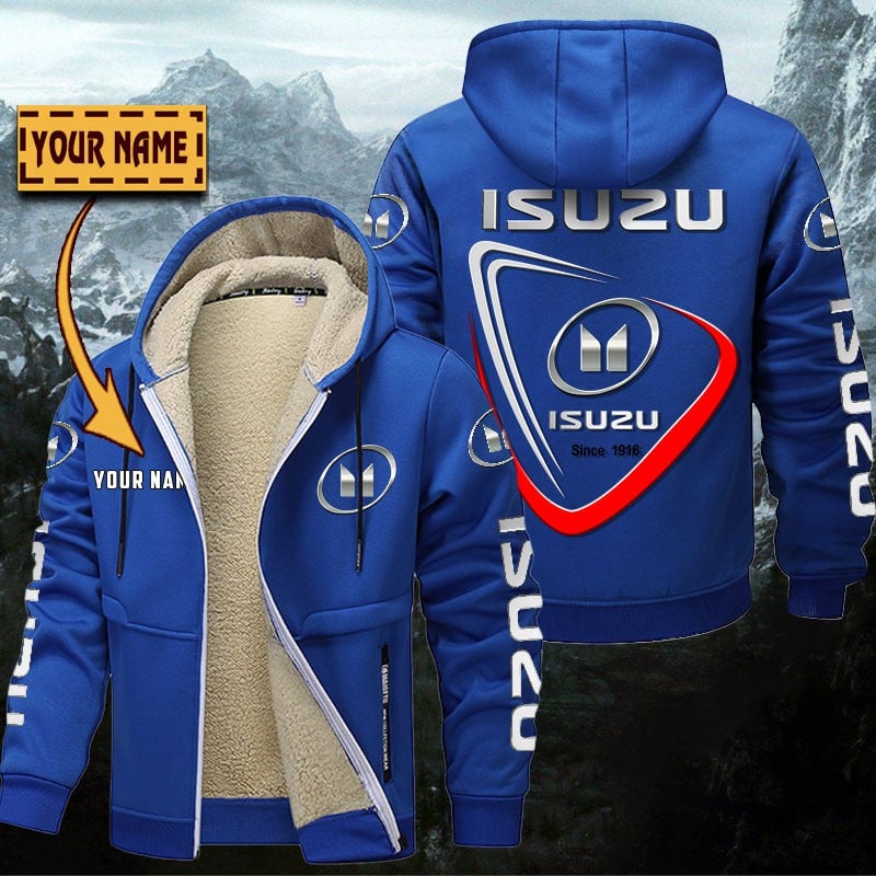 Isuzu Gefütterte Kapuzenjacke – Bild 7