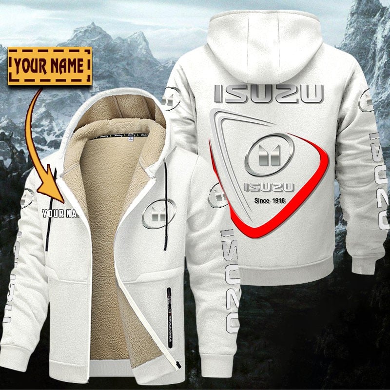 Isuzu Gefütterte Kapuzenjacke – Bild 8