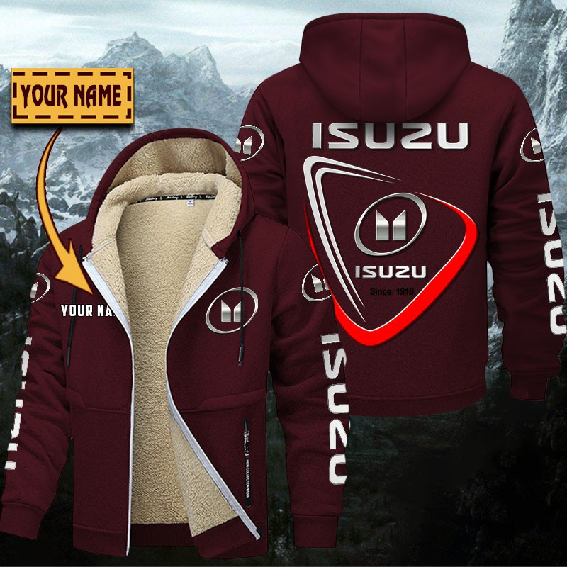 Isuzu Gefütterte Kapuzenjacke – Bild 9