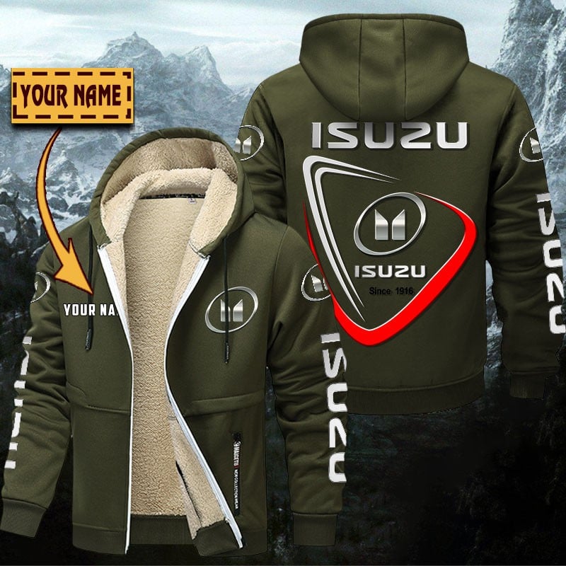 Isuzu Gefütterte Kapuzenjacke – Bild 2