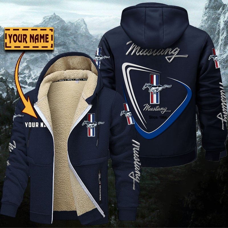 Ford Mustang Gefütterte Kapuzenjacke – Bild 7
