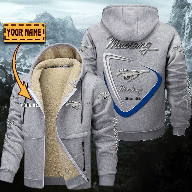 Ford Mustang Gefütterte Kapuzenjacke – Bild 6