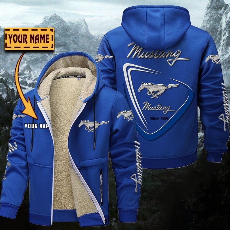 Ford Mustang Gefütterte Kapuzenjacke – Bild 7