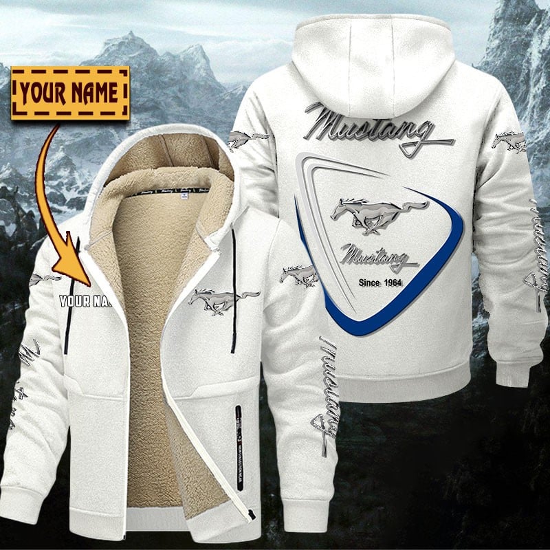 Ford Mustang Gefütterte Kapuzenjacke – Bild 8