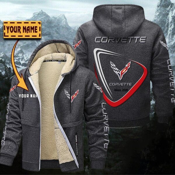 Corvette C8 Gefütterte Kapuzenjacke
