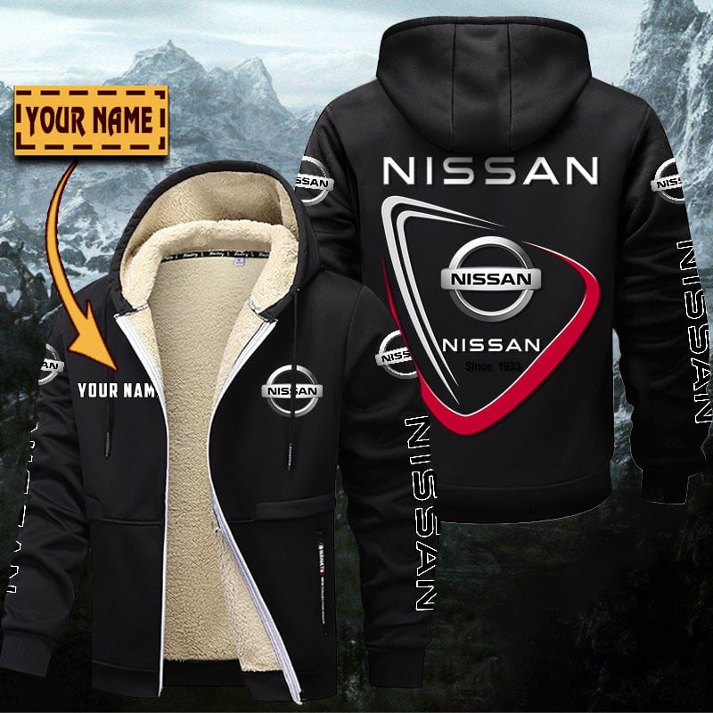 Nissan Gefütterte Kapuzenjacke – Bild 3