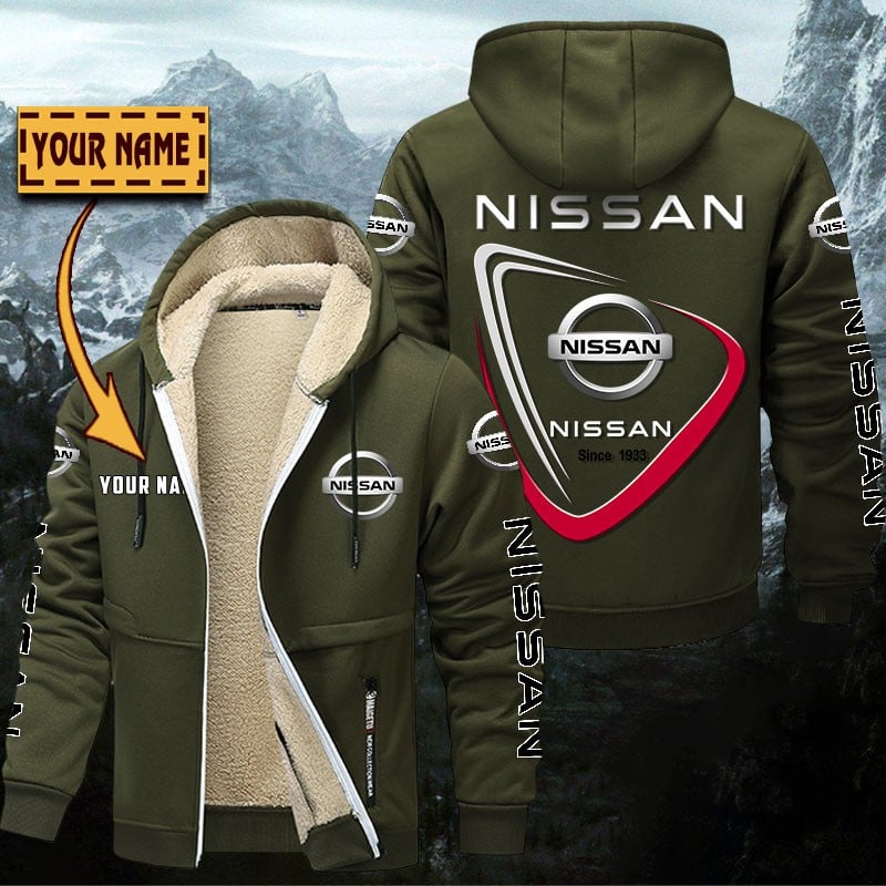 Nissan Gefütterte Kapuzenjacke – Bild 2